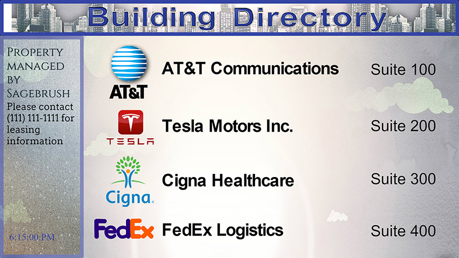 digital building directory