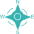 compass icon in teal compass icon in teal