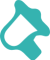 megaphone icon in teal megaphone icon in teal